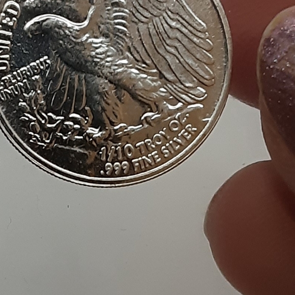 1/10th Ounce Walking Liberty .999 Pure Silver Round - Picture 5 of 5